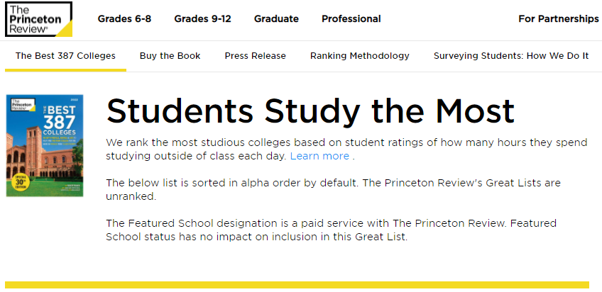 学生最用功-大学排名