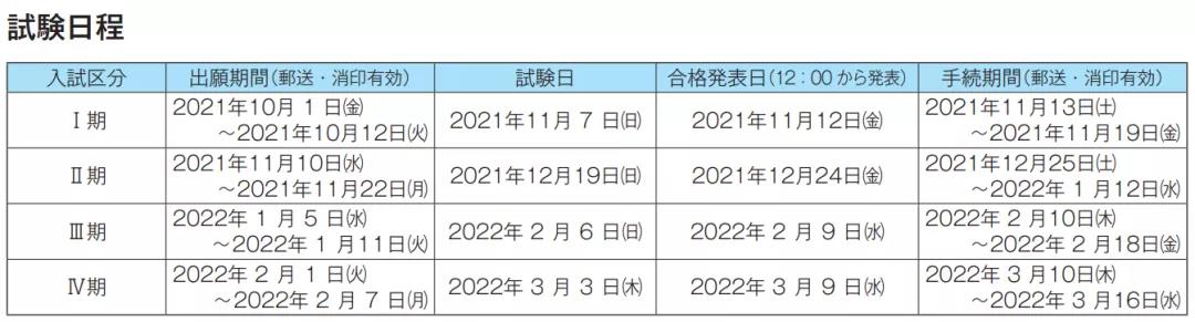 武藏野大学时间安排