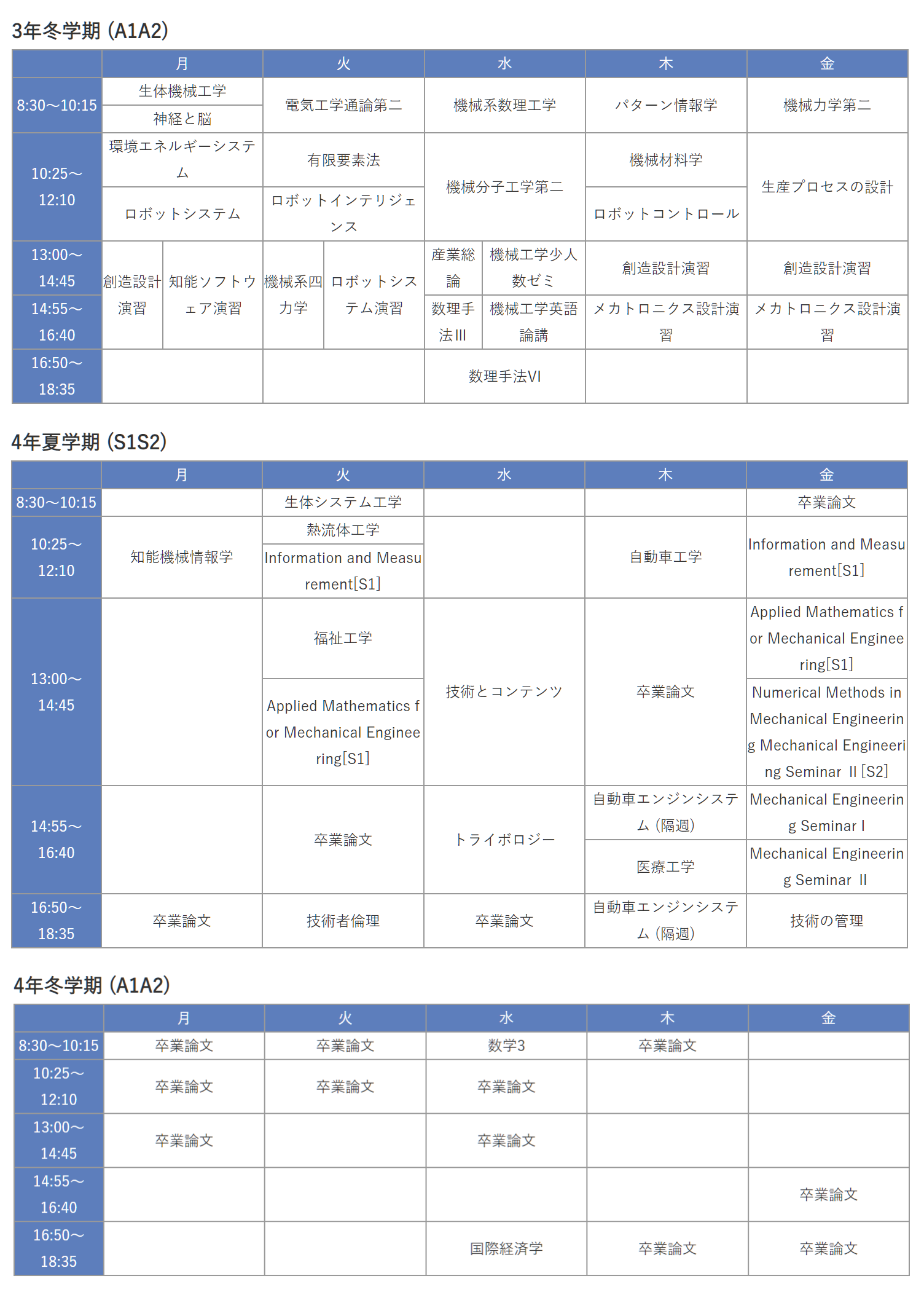 2020年度标准学习课程示例