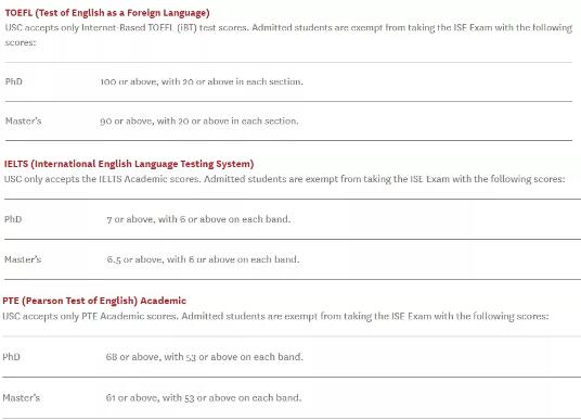 南加州大学语言要求 南加州大学语言要求