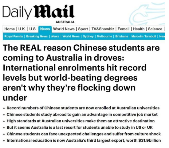 澳洲留学生已近70万，中国超15万，这才是真正的原因